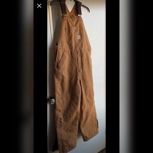 Boys 16 slim Carhartt bib overalls